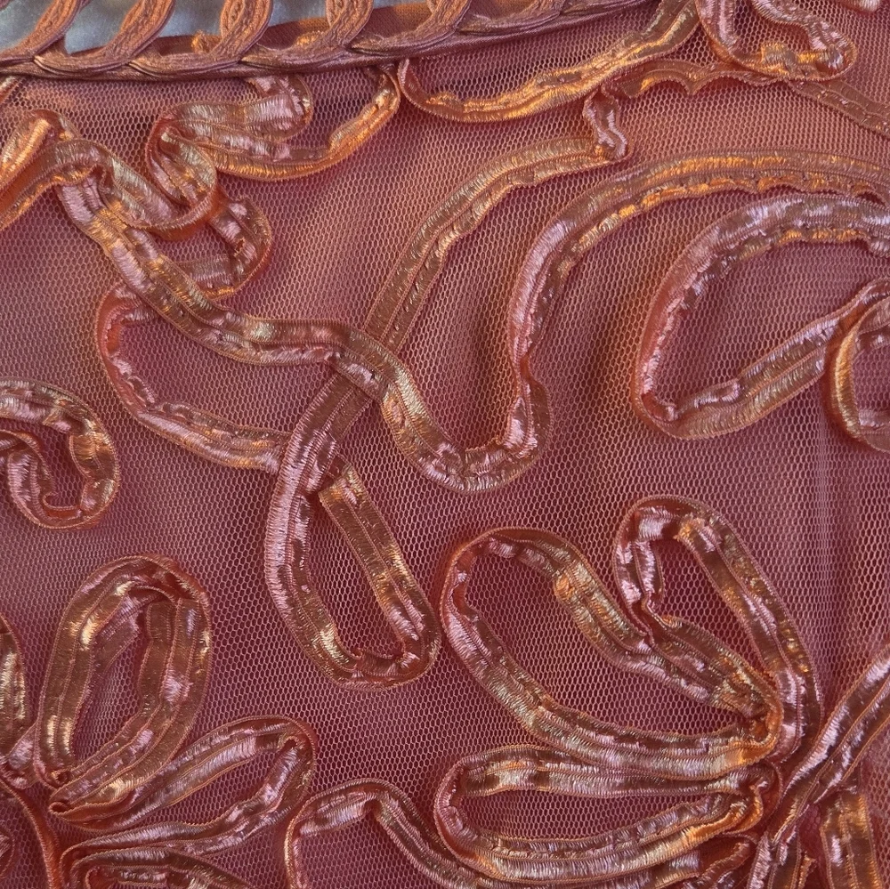 Jessica Howard Coral Embroidered  Dress - Picture 3 of 12